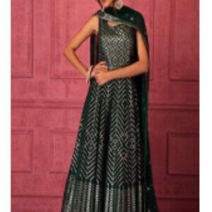 Emerald Green Sequin Dress